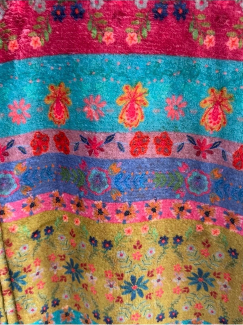 NATURAL LIFE Multicolor Fleece Onesie Pajamas - Picture 3 of 3